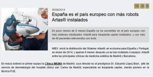 Lider mundial en trasplante de pelo copn Robot artas Dr. Eduardo López Bran Imema