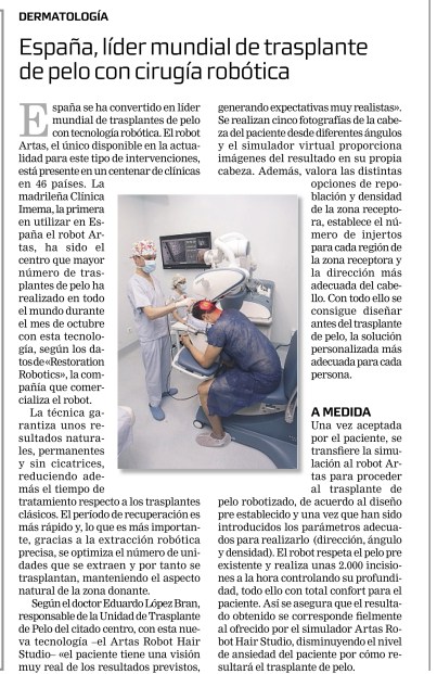 Noticia publicada en La Razón