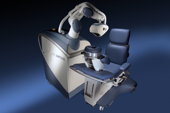 Robot artas para trasplante de pelo