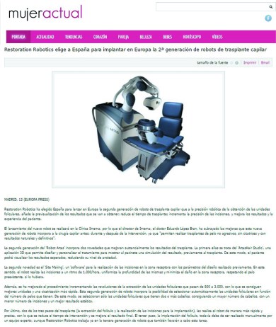 mujer actual Dr Lopez Bran robot artas ok