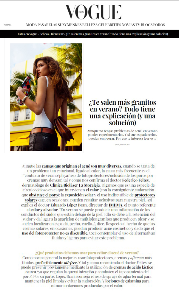 Solución a los granitos en la espalda. López Bran