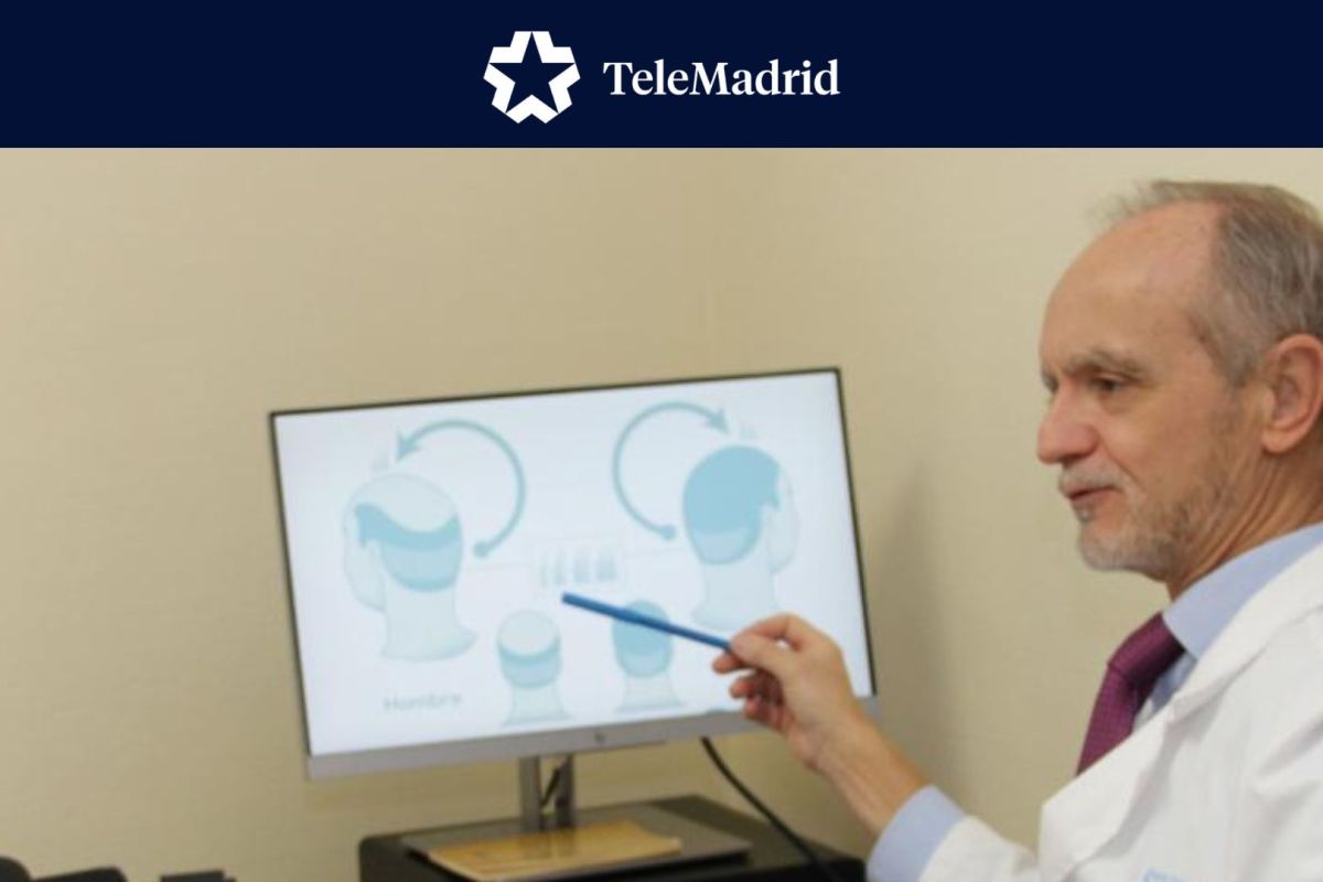 Dr. Eduardo López Bran habla sobre alopecia y calvicie en Telemadrid